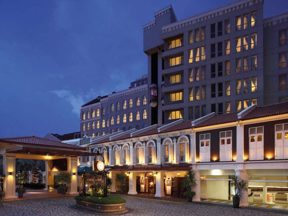 Peninsula Excelsior Hotel Singapore Original Asia Rondreis Vakantie Stopover skyline