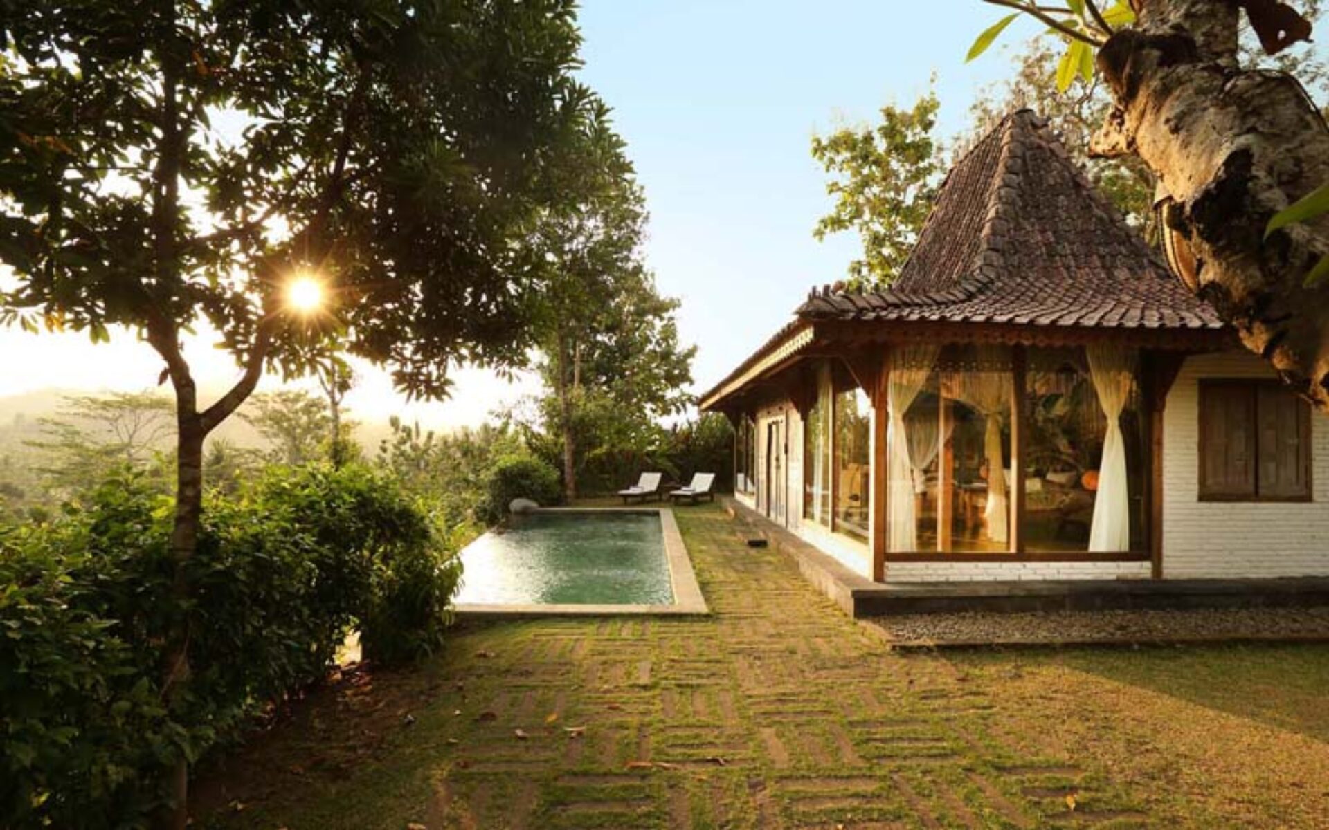 Hotel Java Borobudur Yogyakarta Plataran Borobudur Resort uitzicht