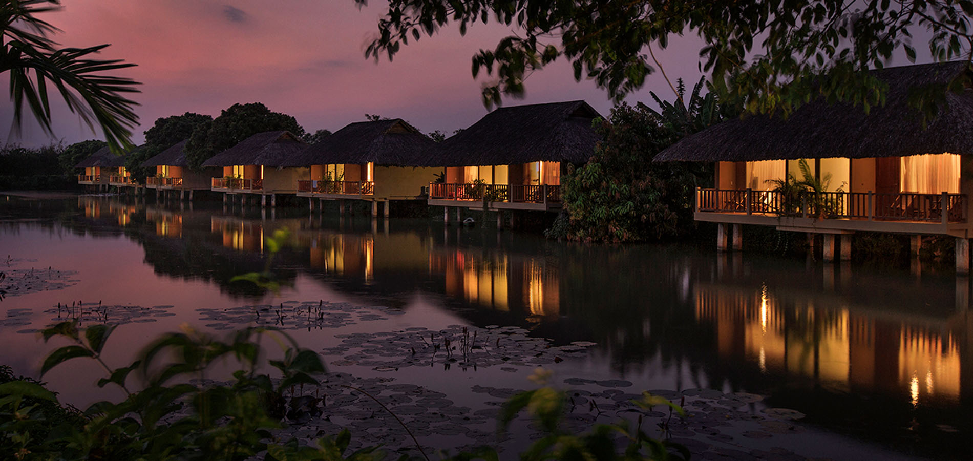 Mekong Riverside Resort Hotel Mekong delta Original Asia Rondreis Vietnam Vakantie bungalows