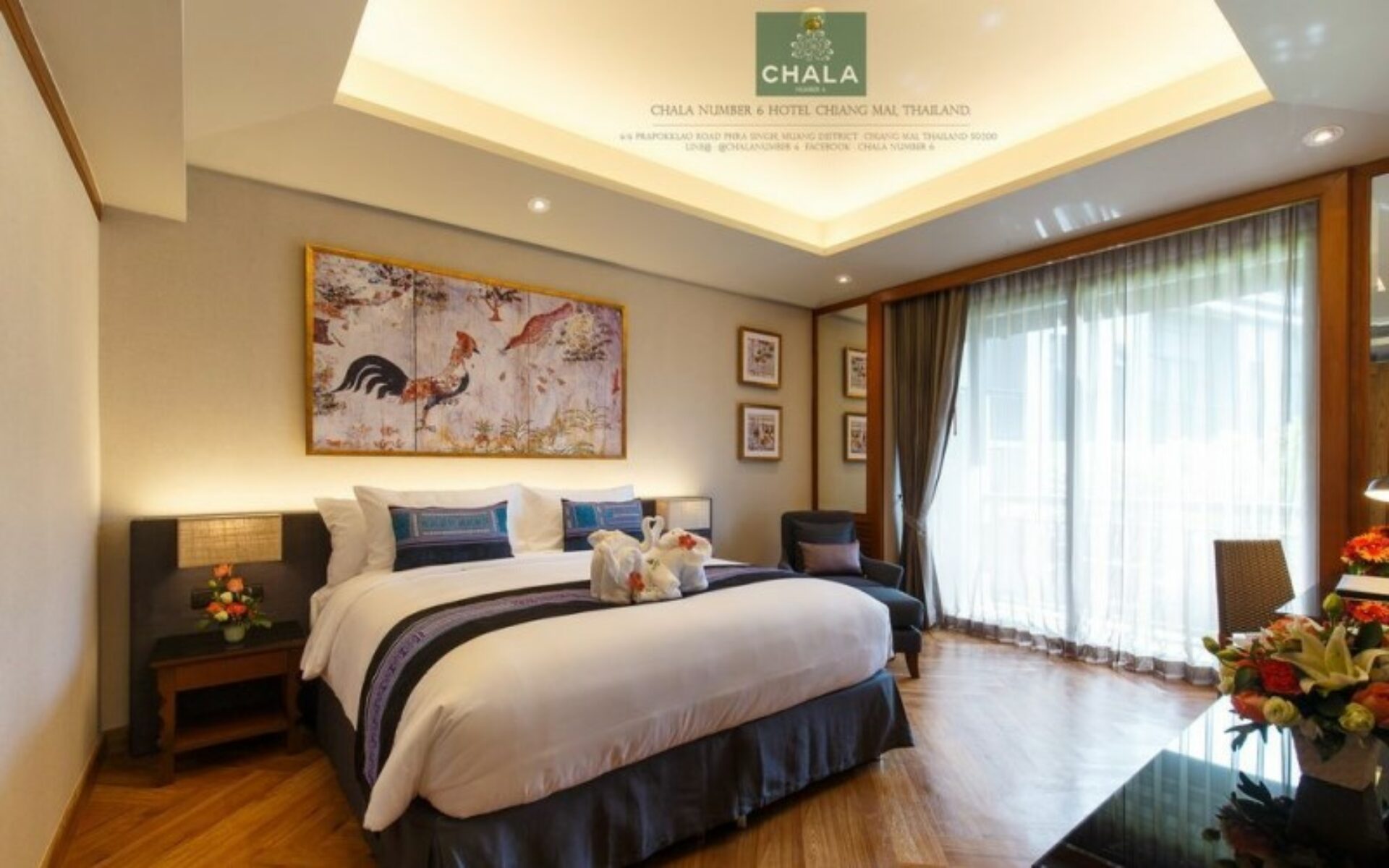 Chala Number 6 Hotel Resort Chiang Mai Luxe rondreis Thailand Vakantie Original Asia