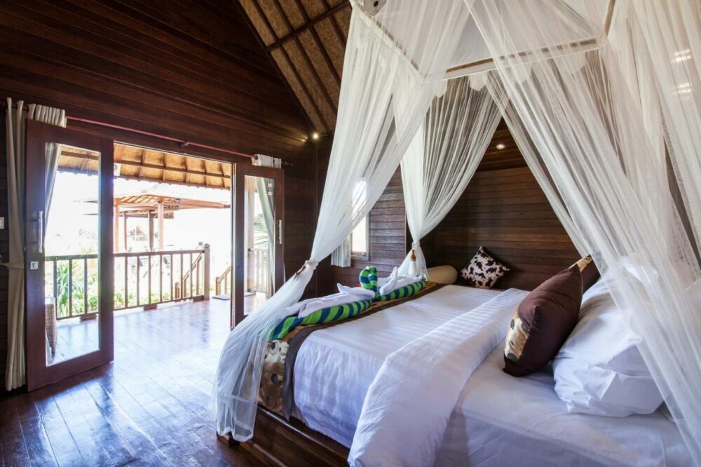 Cubang Huts Hotel Nusa Lembongan Resort Original Asia Rondreis Bali Vakantie Indonesie kamer