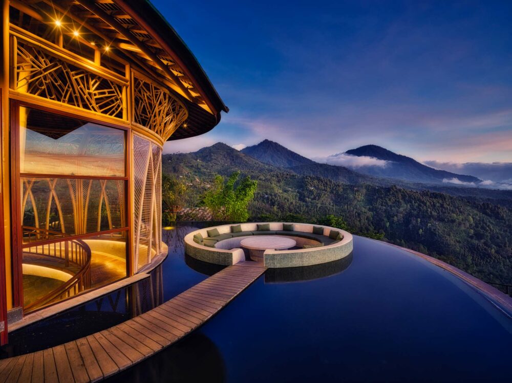 Elevate Bali by Hanging Gardens Resort Munduk Hotel Original Asia Rondreis Bali Vakantie Indonesie aerial villas