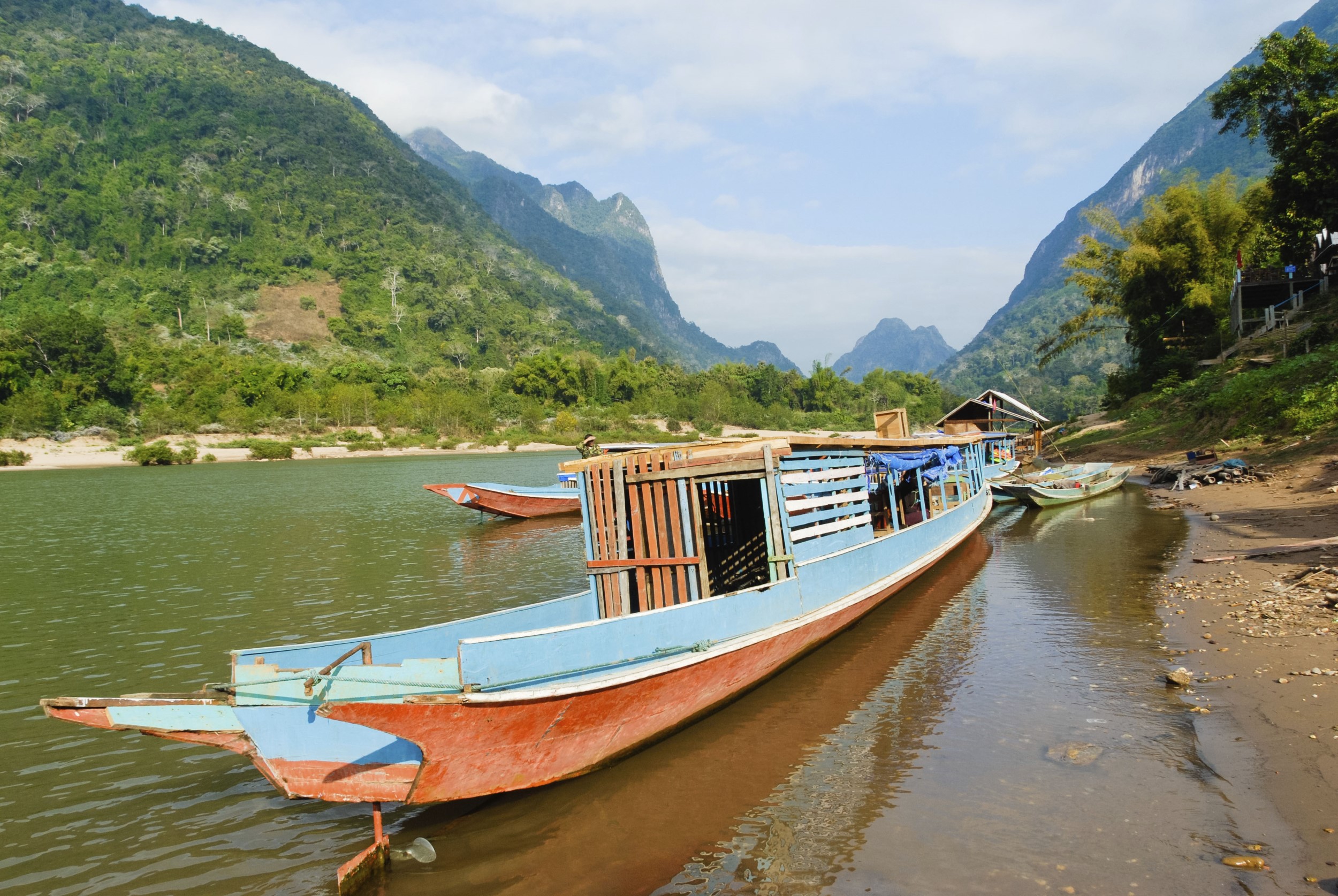 Home Original Asia Stung Treng Istock Cambodja Mekong rivier boot