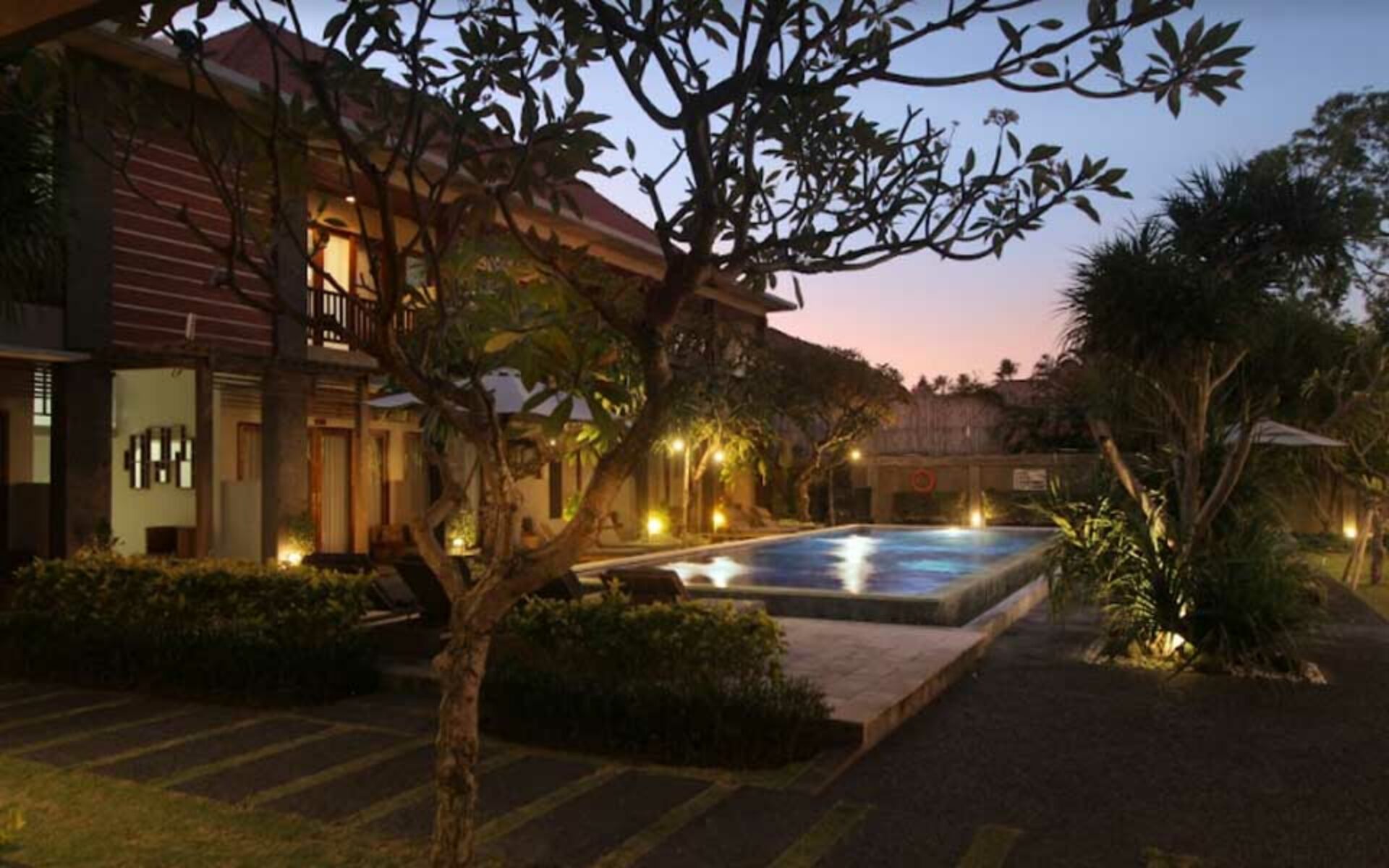 Kubu Cempaka Hotel Original Asia Indonesie Rondreis Bali vakantie Kuta Seminyak avvond