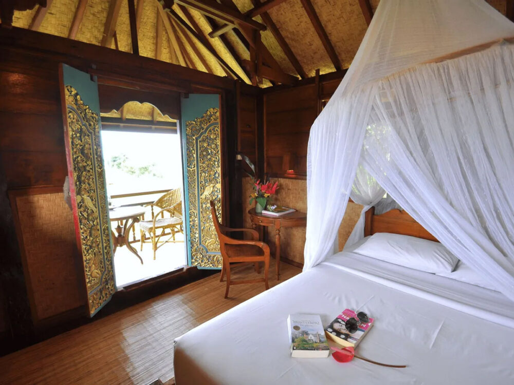 Puri Lumbung Cottages Resort Munduk Hotel Original Asia Rondreis Bali Vakantie Indonesie bloem