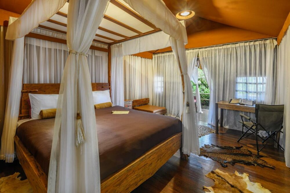 Sang Giri Tented Mountain Resort Original Asia Indonesie Rondreis Bali Vakantie aerial