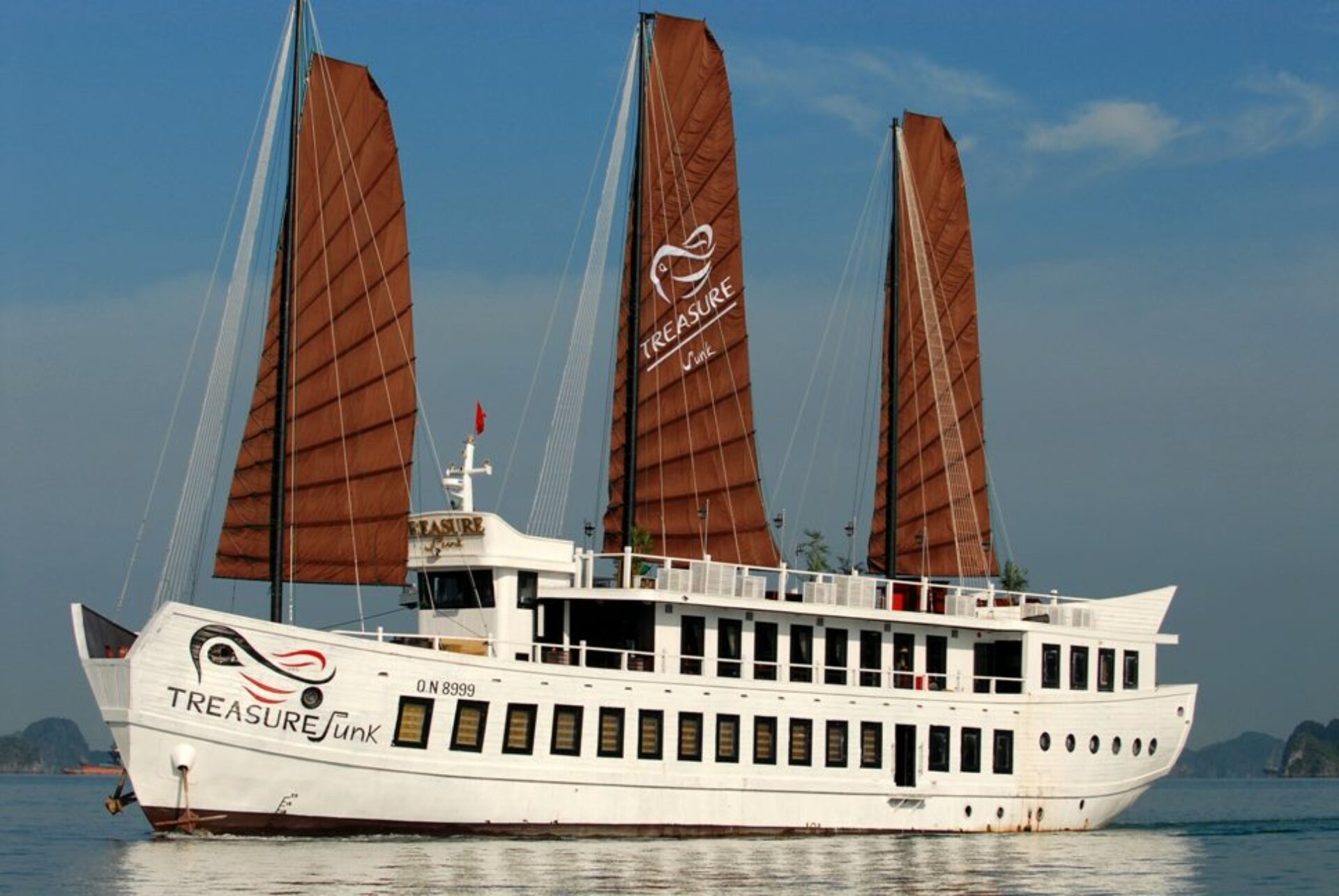 Treasure Junk Cruise Halong Bay Rondreis Vietnam Vakantie Original Asia