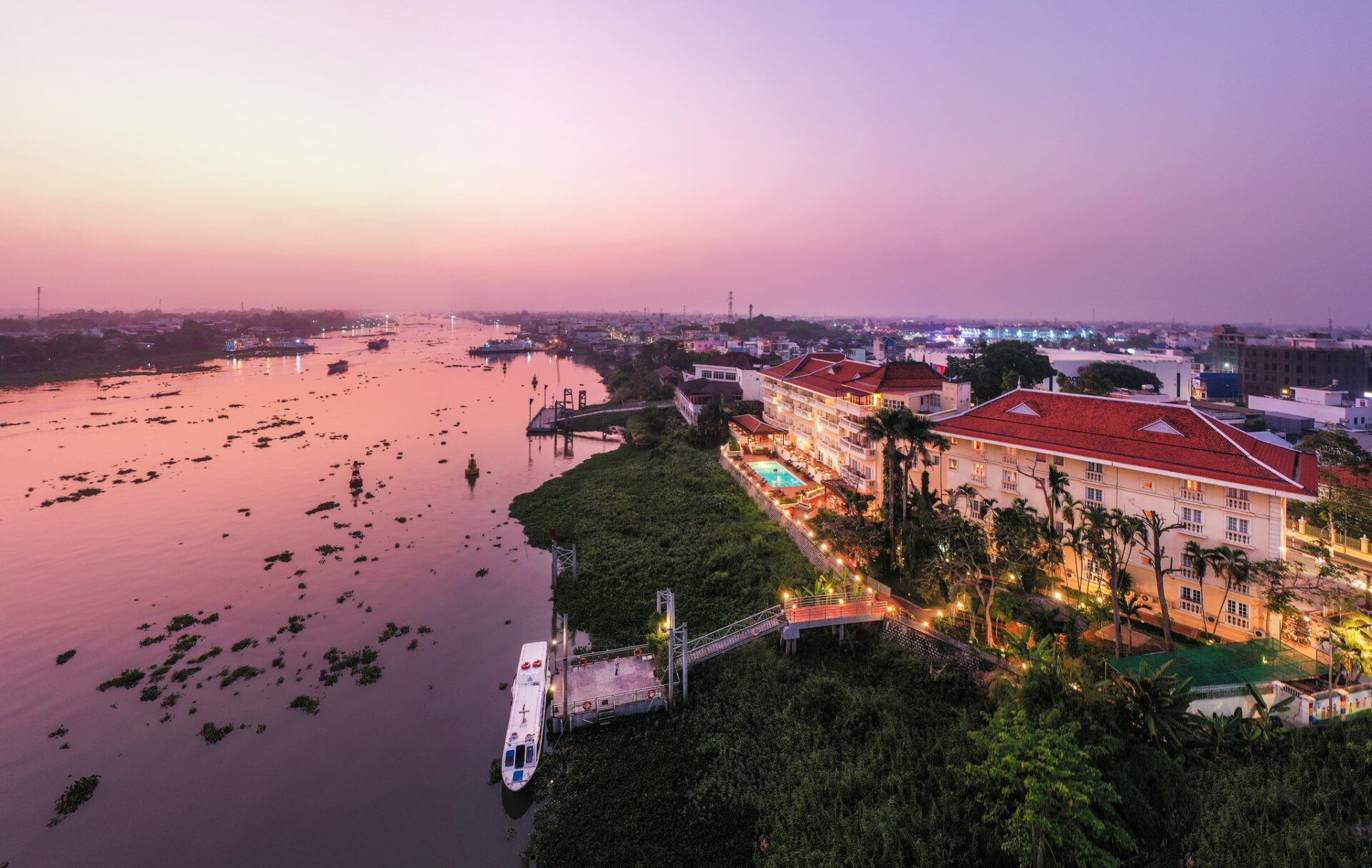 Victoria Chau Doc Resort Can Tho Rondreis Vietnam Vakantie Original Asia