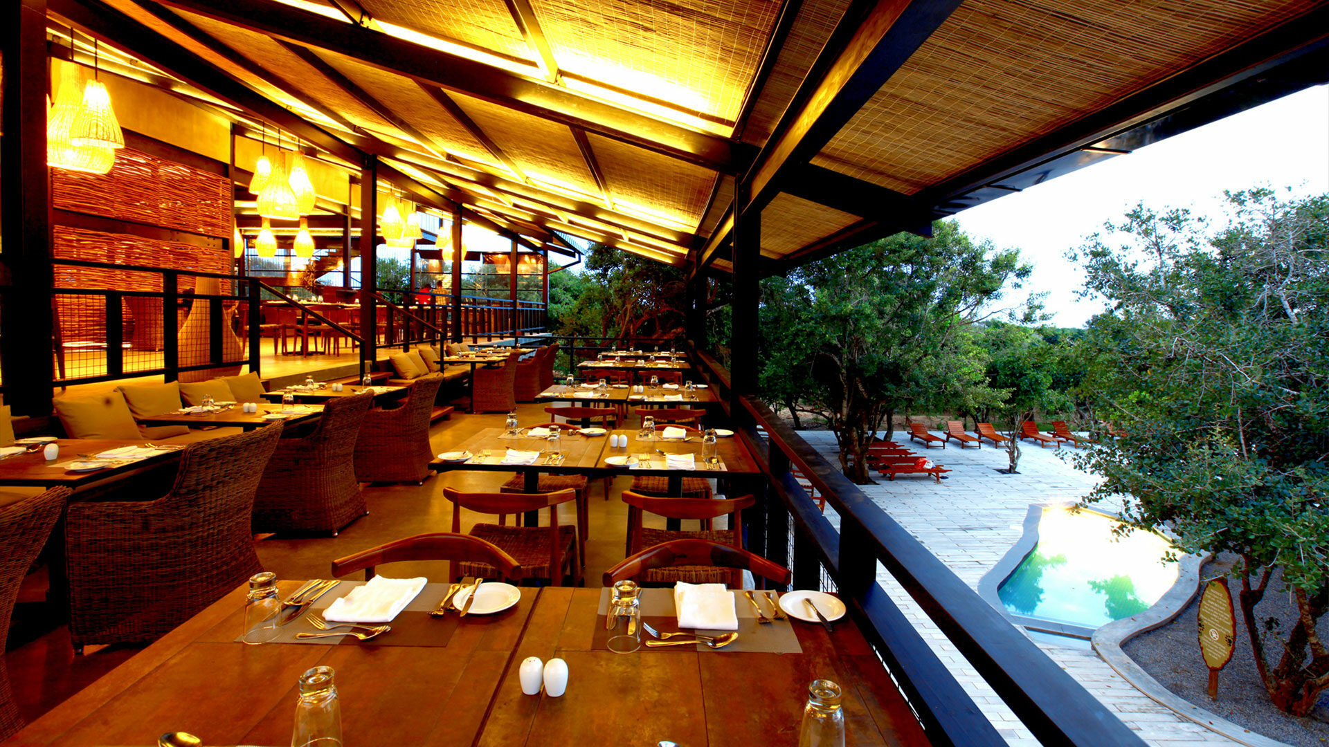 Cinnamon Wild Resort Sri Lanka Tissamaharama original asia rondreis sri lanka malediven restaurant1