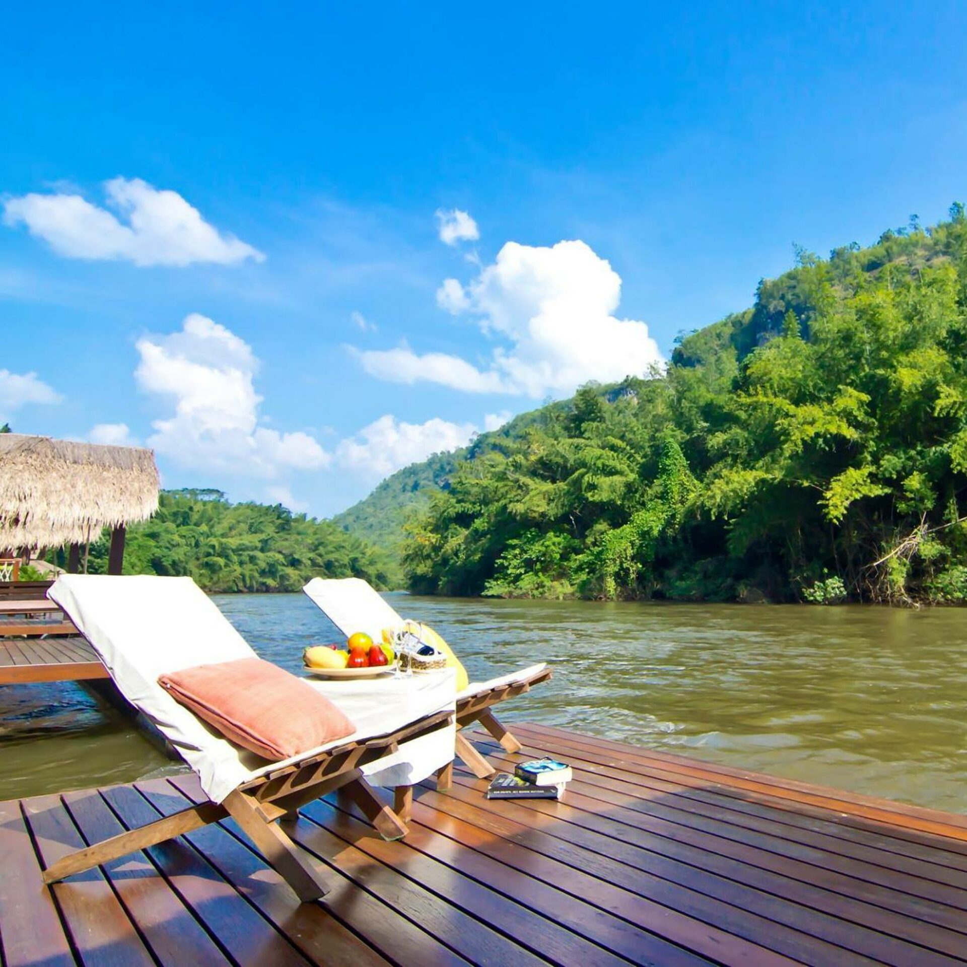 Float House River Kwai Resort Hotel Kanchanaburi Luxe Rondreis Thailand Vakantie Original Asia