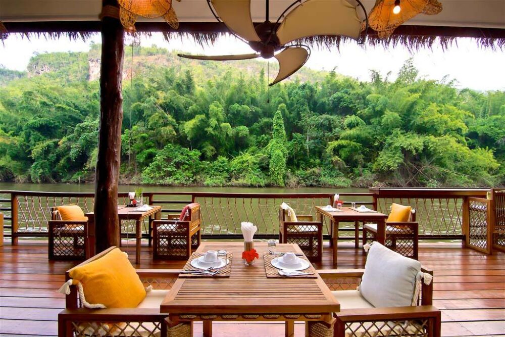 Float House River Kwai Resort Hotel Kanchanaburi Luxe Rondreis Thailand Vakantie Original Asia