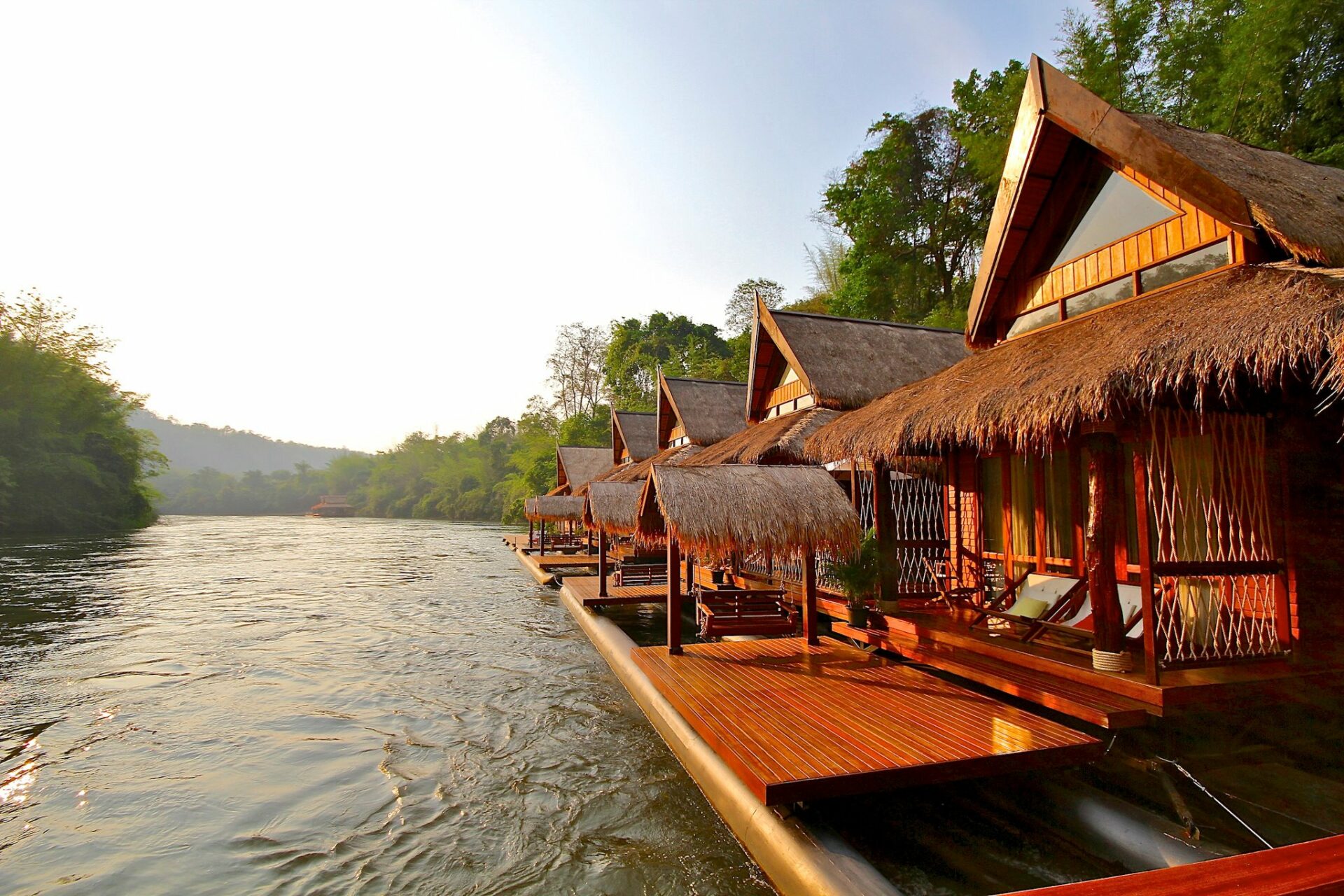 Float House River Kwai Resort Hotel Kanchanaburi Luxe Rondreis Thailand Vakantie Original Asia