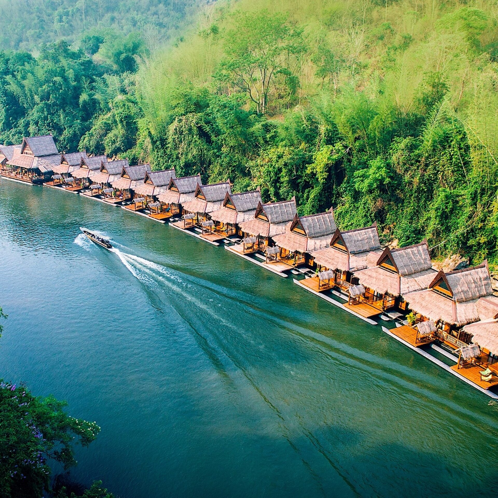 Float House River Kwai Resort Hotel Kanchanaburi Luxe Rondreis Thailand Vakantie Original Asia