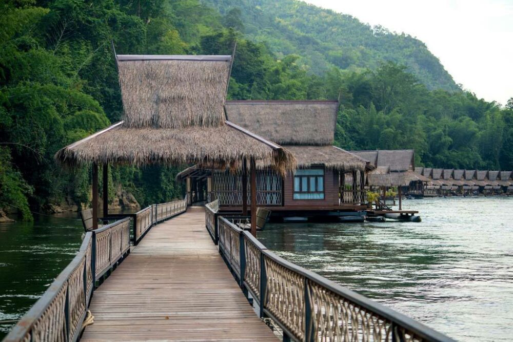 Float House River Kwai Resort Hotel Kanchanaburi Luxe Rondreis Thailand Vakantie Original Asia