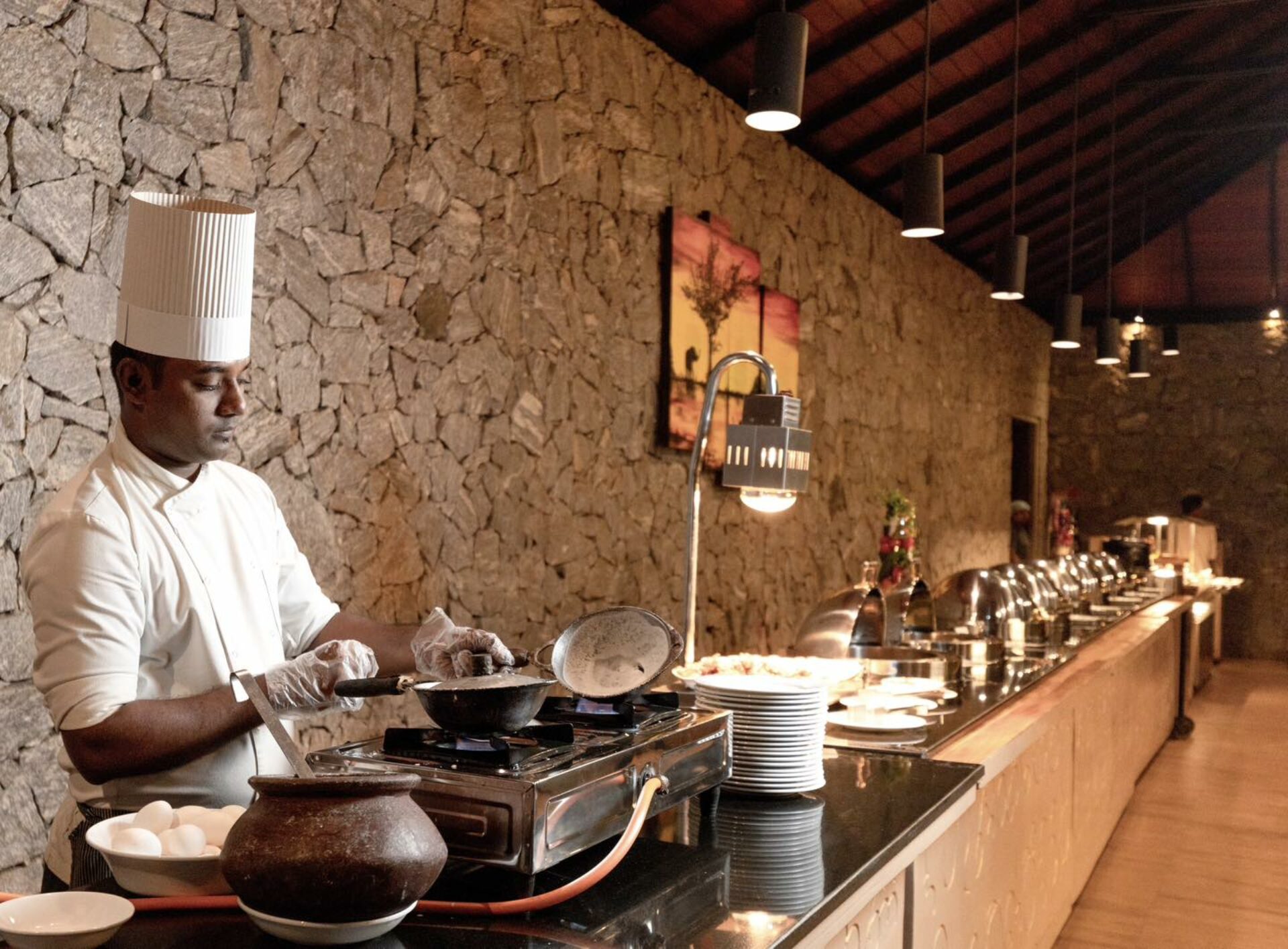 Hotel Sigiriya Sri Lanka original asia rondreis sri lanka malediven restaurant