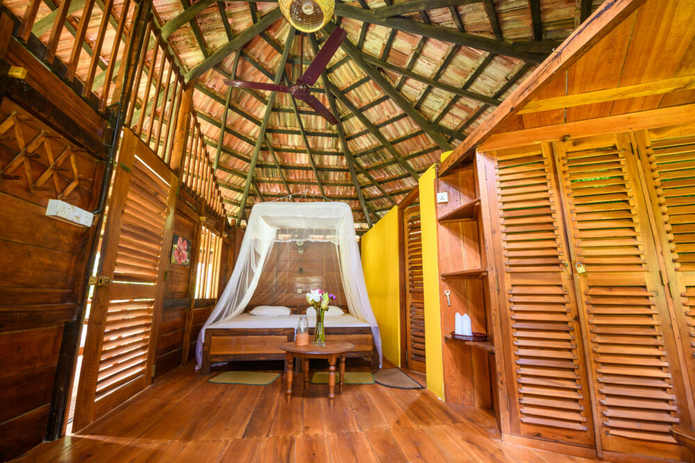 Palm Paradise Cabanas Tangalle Sri Lanka original asia rondreis sri lanka malediven bed1