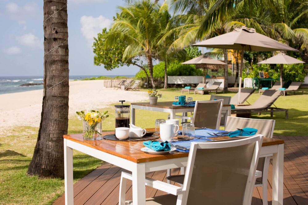 Sri Sharavi Beach Villa's Mirissa Sri Lanka original asia rondreis sri lanka malediven restaurant