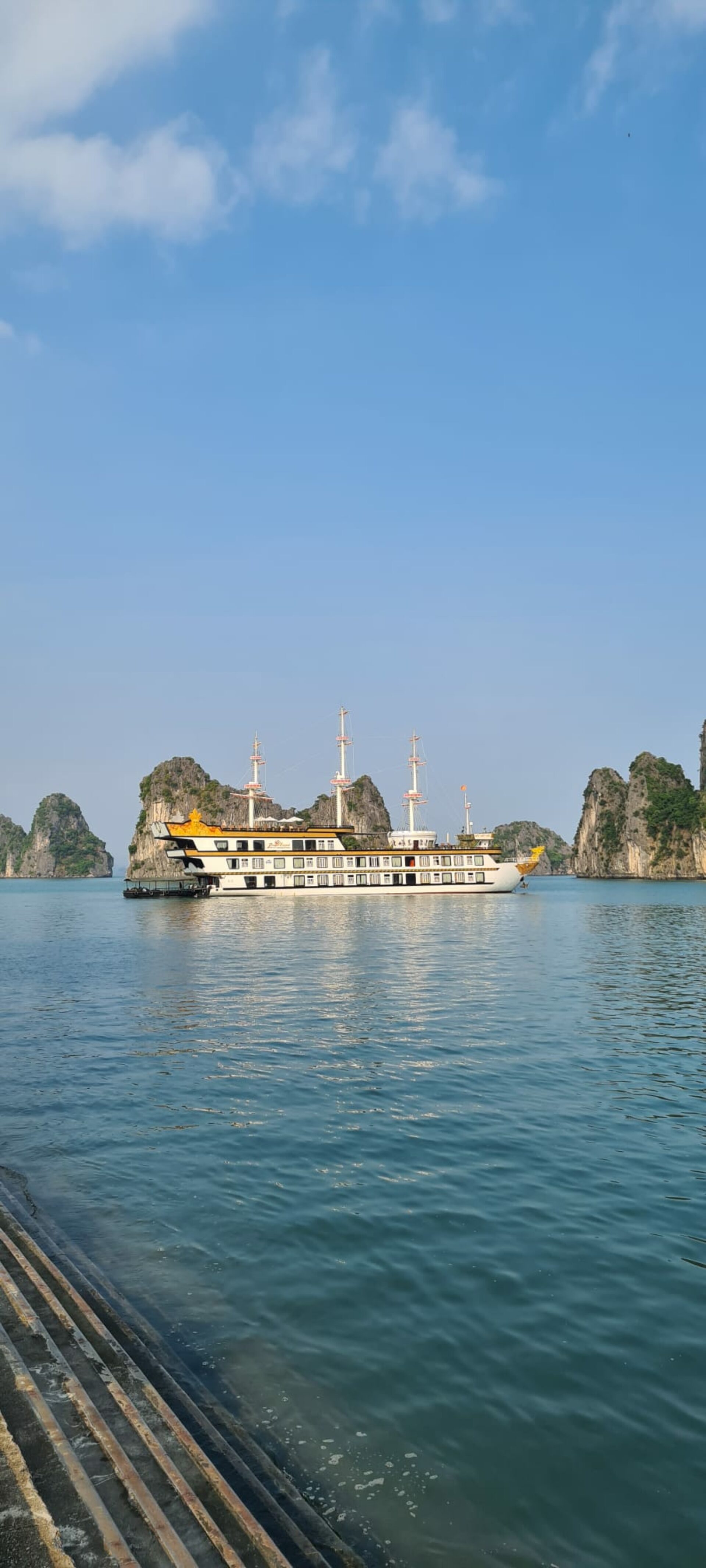 Dragon Legend Cruise Boot Halong Bay Bai Tu Long Bay Luxe Rondreis Vietnam Vakantie Original Asia