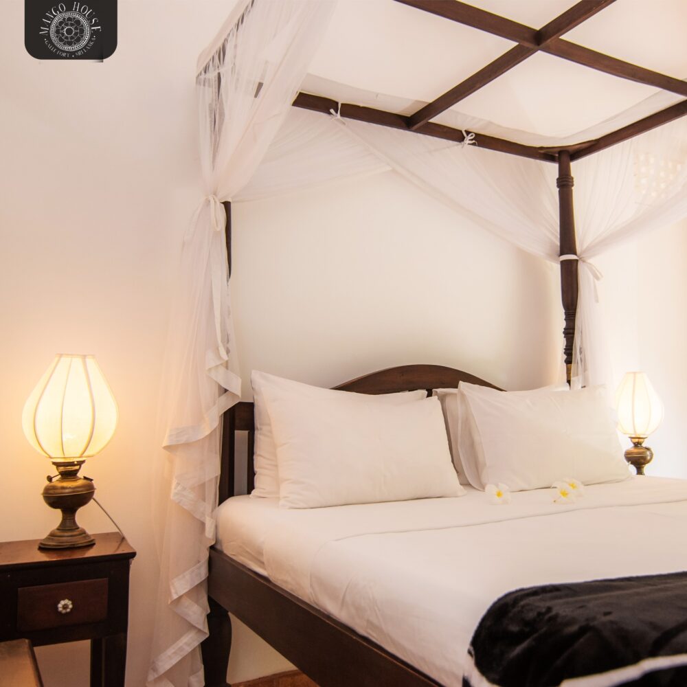 Mango House Galle Sri Lanka original asia rondreis sri lanka malediven bed1