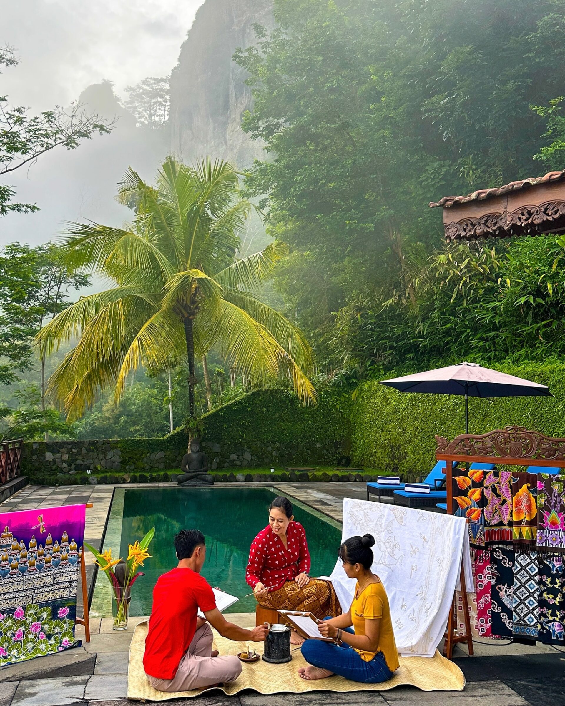Villa Borobudur Java Rondreis Indonesie Vakantie Original Asia