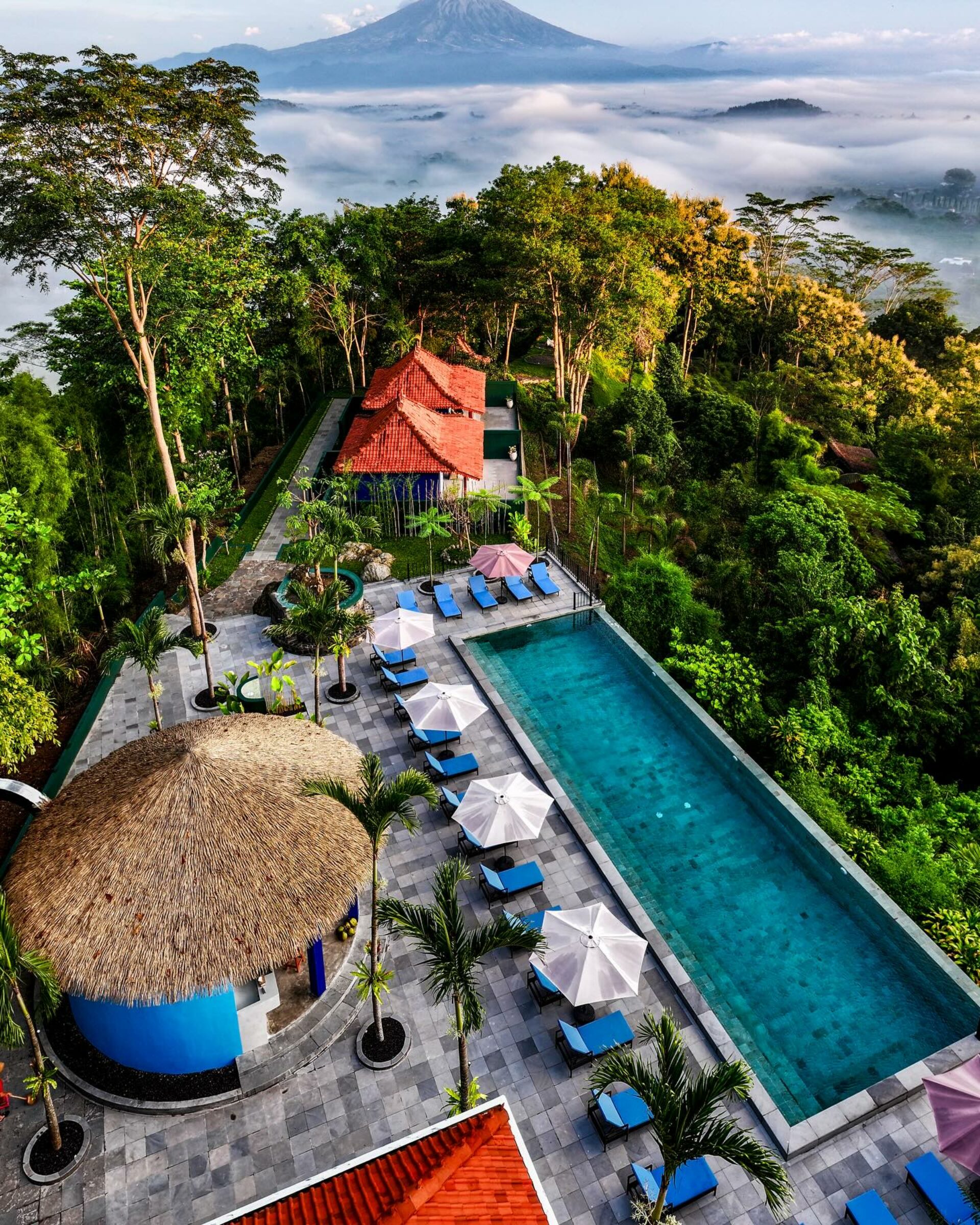 Villa Borobudur Java Rondreis Indonesie Vakantie Original Asia