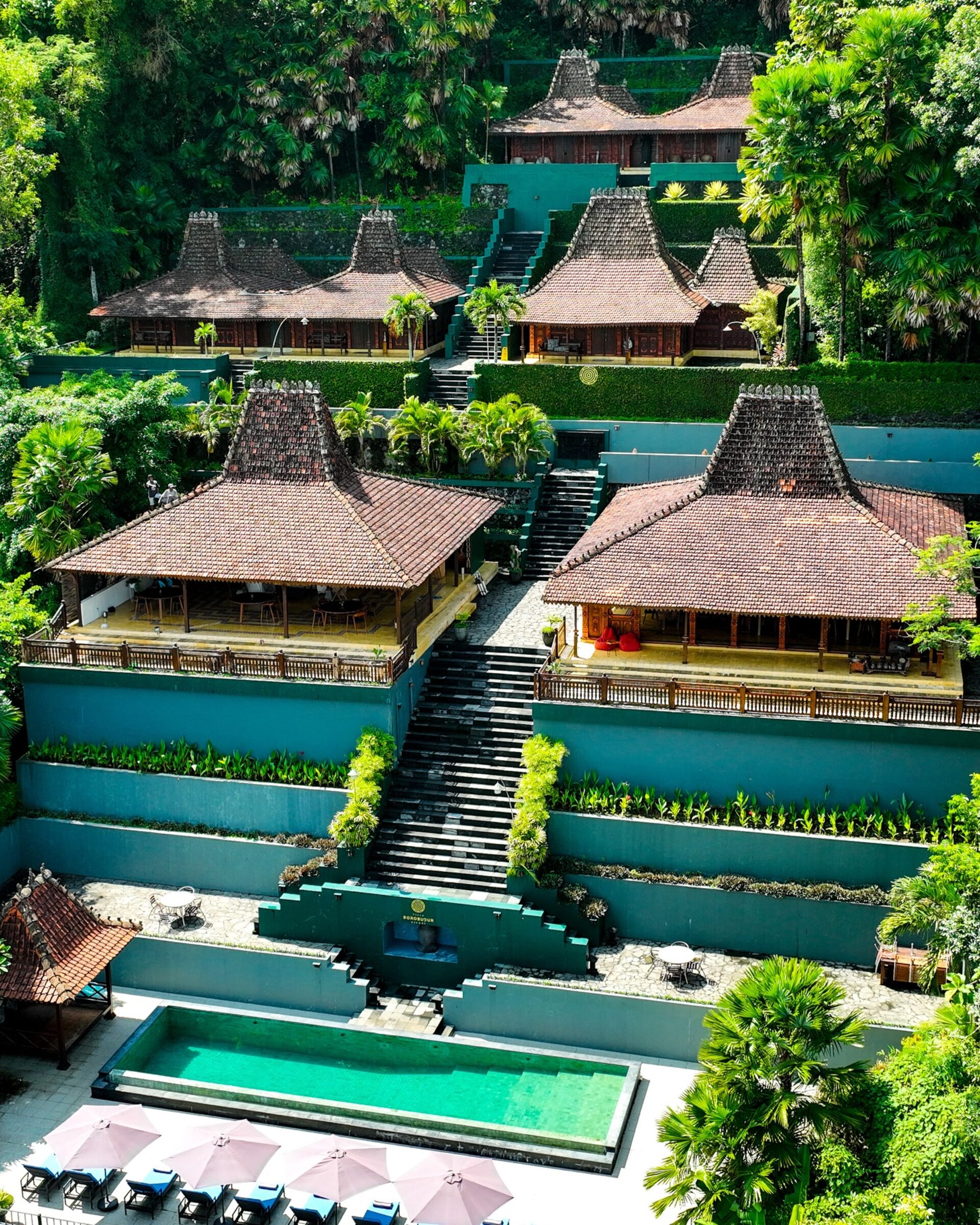 Villa Borobudur Java Rondreis Indonesie Vakantie Original Asia