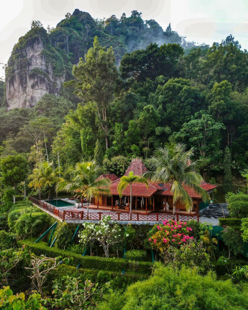 Villa Borobudur Java Rondreis Indonesie Vakantie Original Asia
