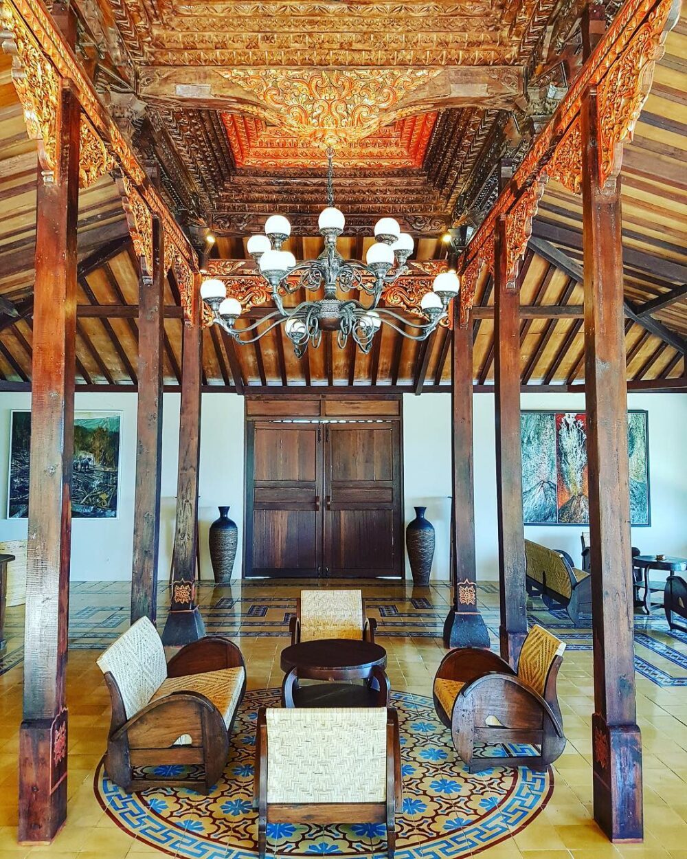 Villa Borobudur Java Rondreis Indonesie Vakantie Original Asia