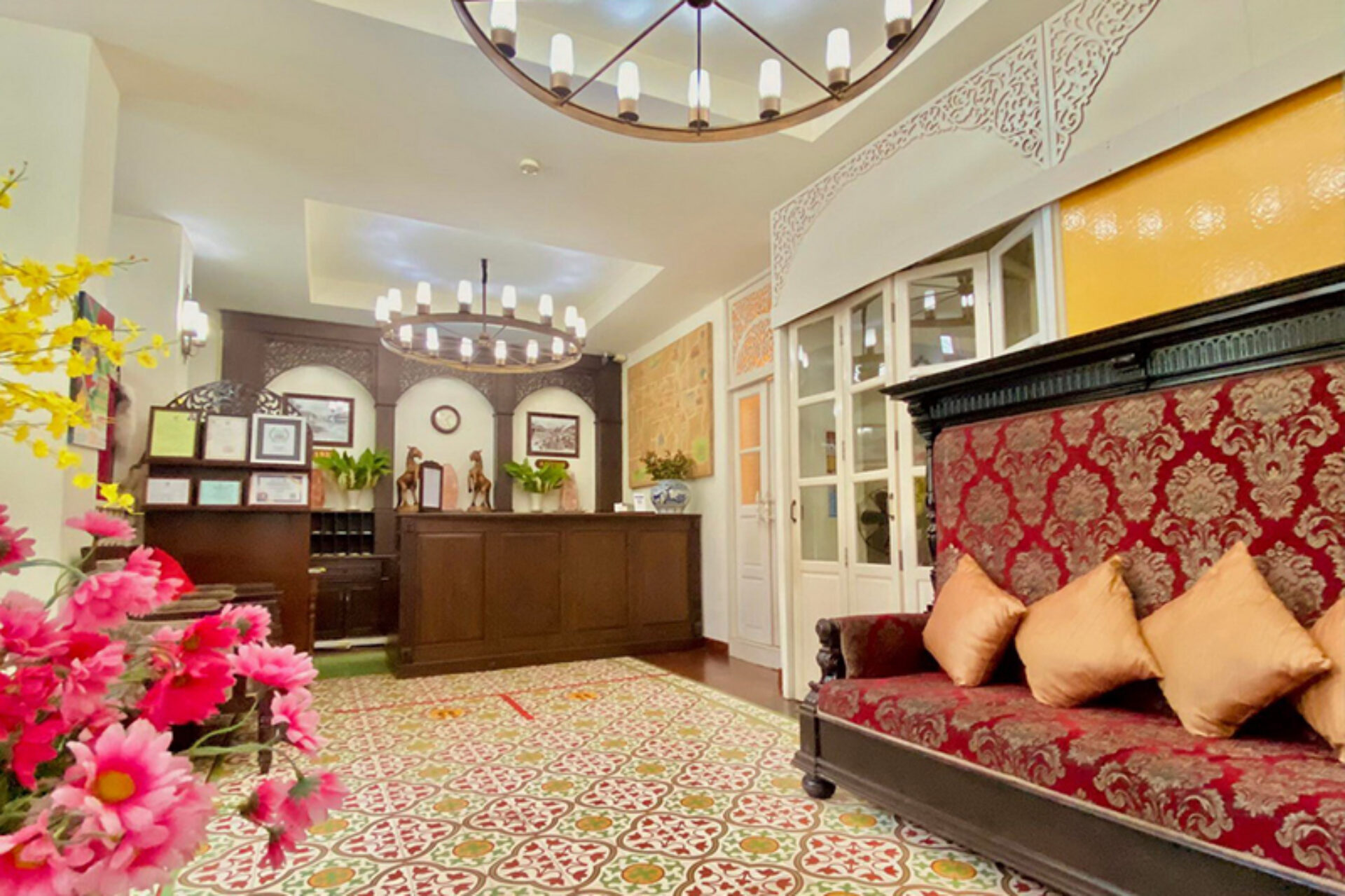 Shewe Wana Boutiqe Hotel Rondreis Thailand Vakantie Lobby