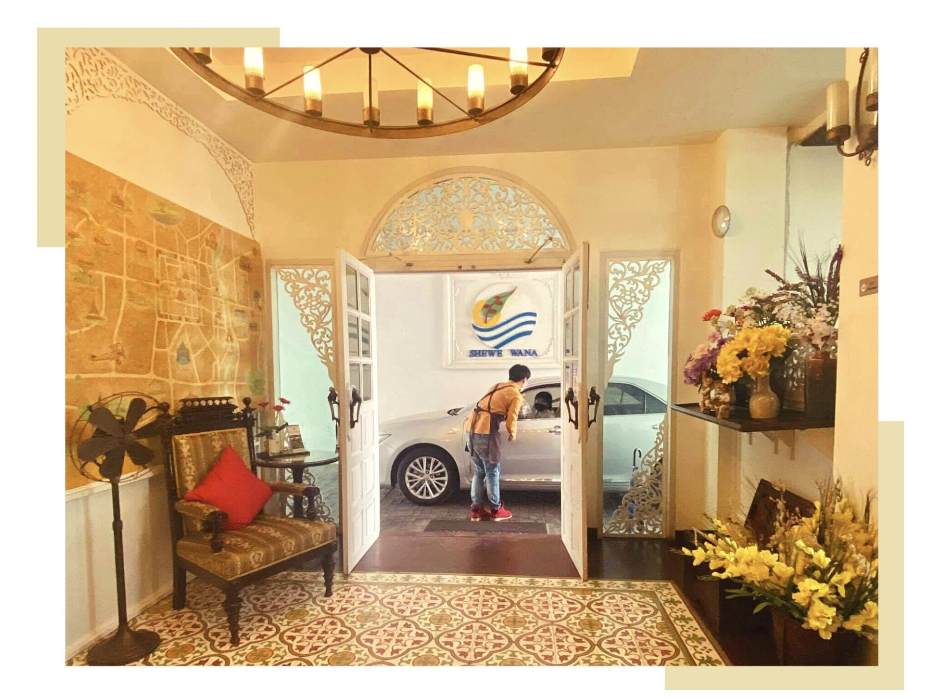 Shewe Wana Boutiqe Hotel Rondreis Thailand Vakantie Lobby 4