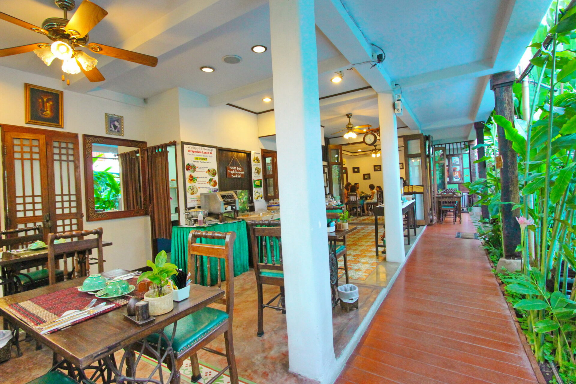 Shewe Wana Boutiqe Hotel Rondreis Thailand Vakantie Restaurant2 2