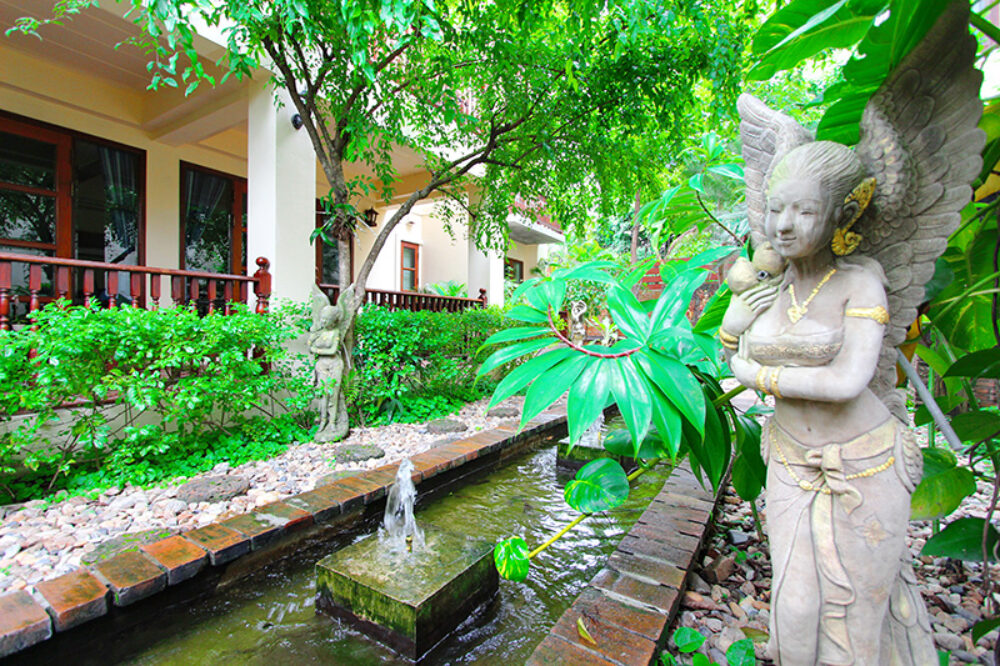 Shewe Wana Boutiqe Hotel Rondreis Thailand Vakantie Tuin