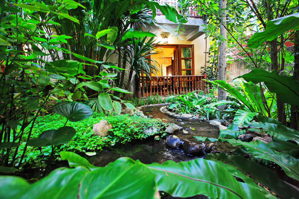 Shewe Wana Boutiqe Hotel Rondreis Thailand Vakantie Tuin 13