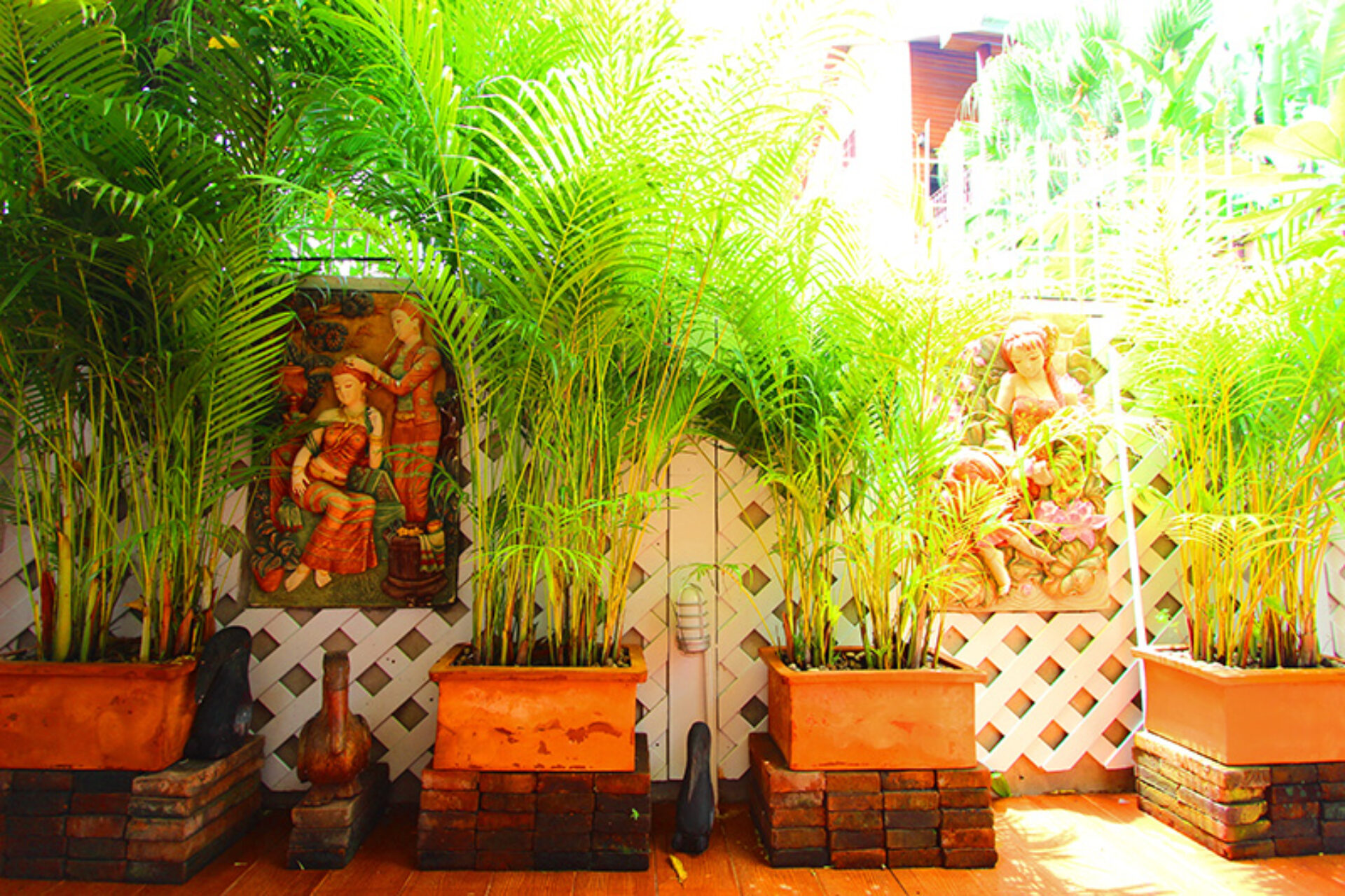 Shewe Wana Boutiqe Hotel Rondreis Thailand Vakantie Tuin 2