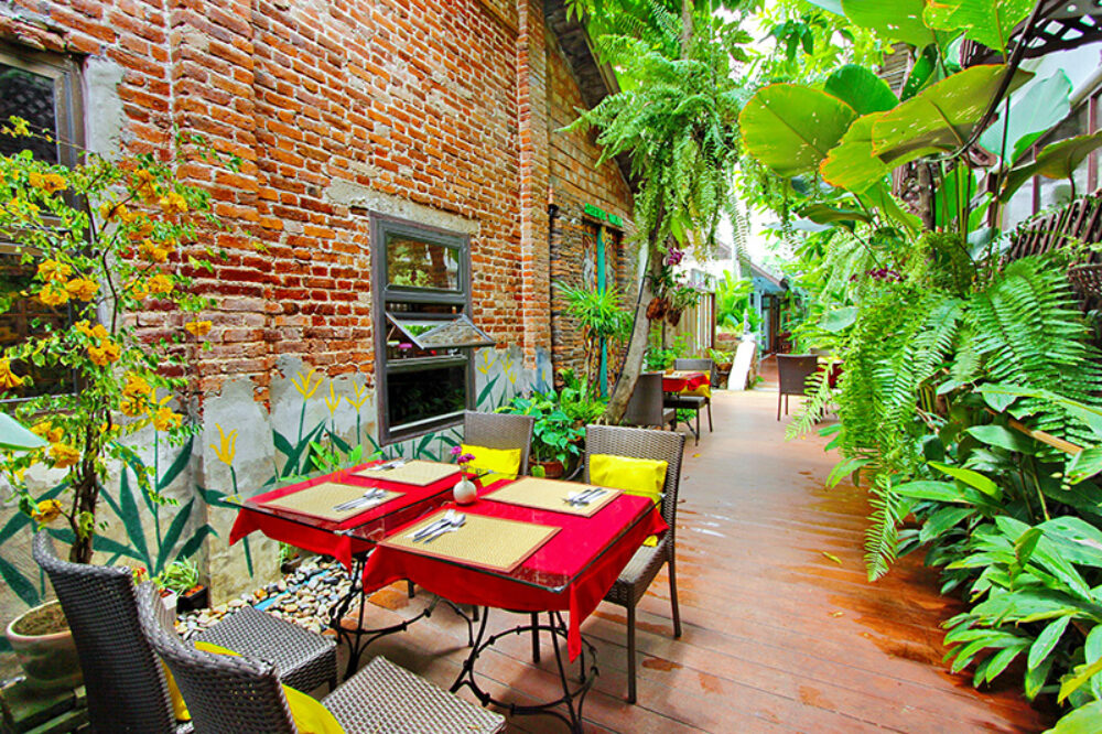 Shewe Wana Boutiqe Hotel Rondreis Thailand Vakantie Tuin 3