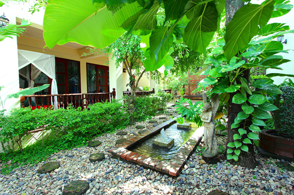 Shewe Wana Boutiqe Hotel Rondreis Thailand Vakantie Tuin 6