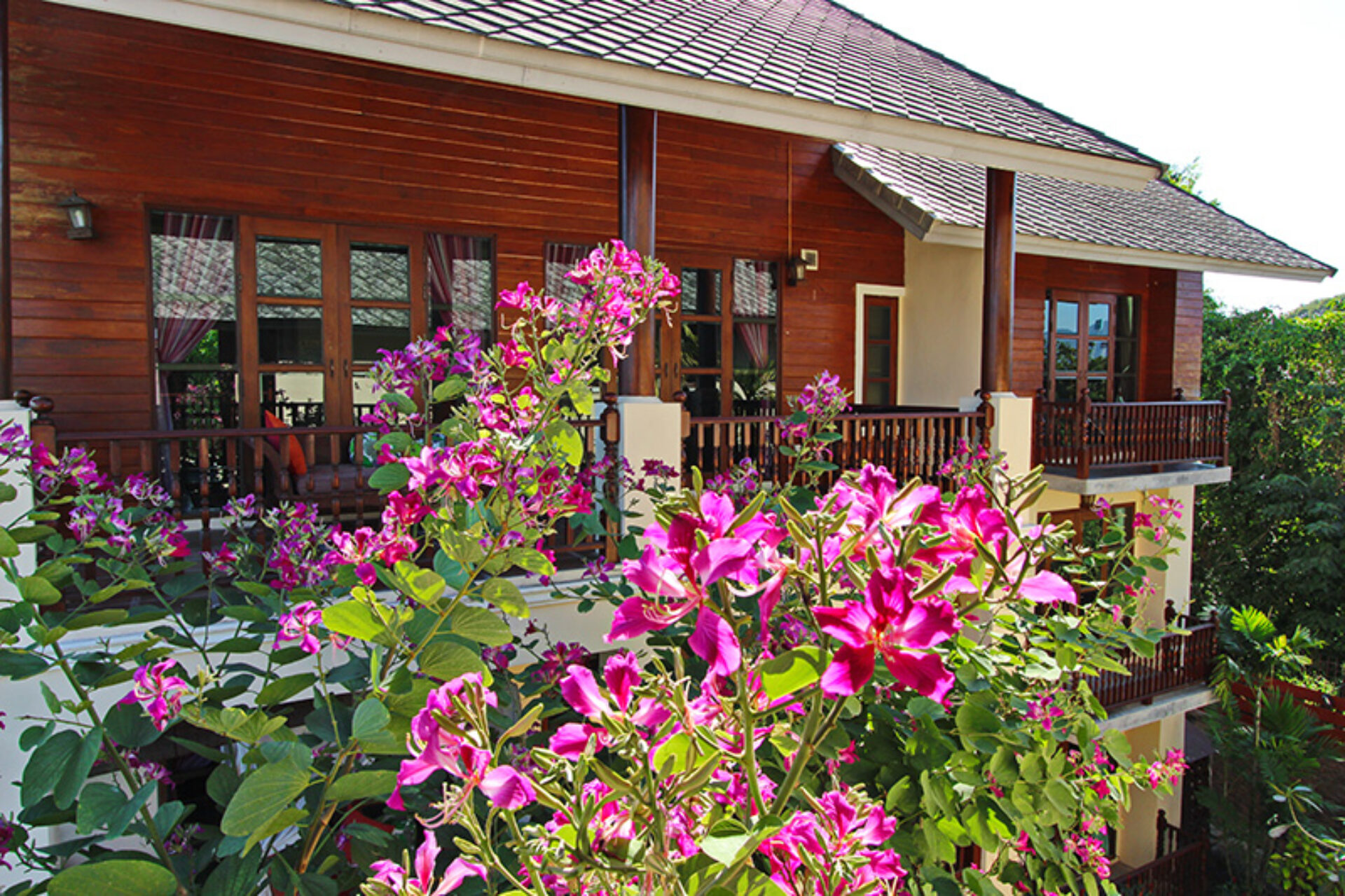 Shewe Wana Boutiqe Hotel Rondreis Thailand Vakantie Tuin 8