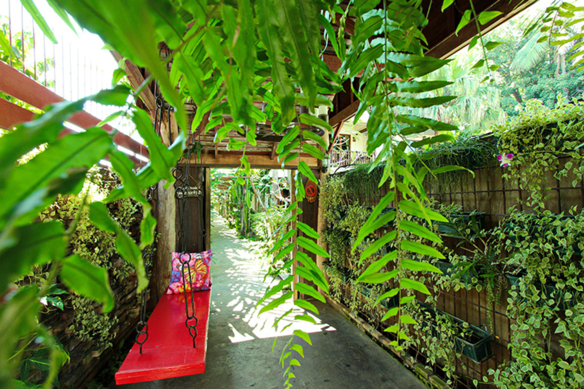 Shewe Wana Boutiqe Hotel Rondreis Thailand Vakantie Tuin 9
