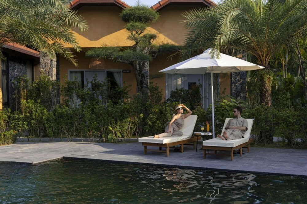 Tam Coc Retreat Ninh Binh Rondreis Vietnam Vakantie Zwembad 3