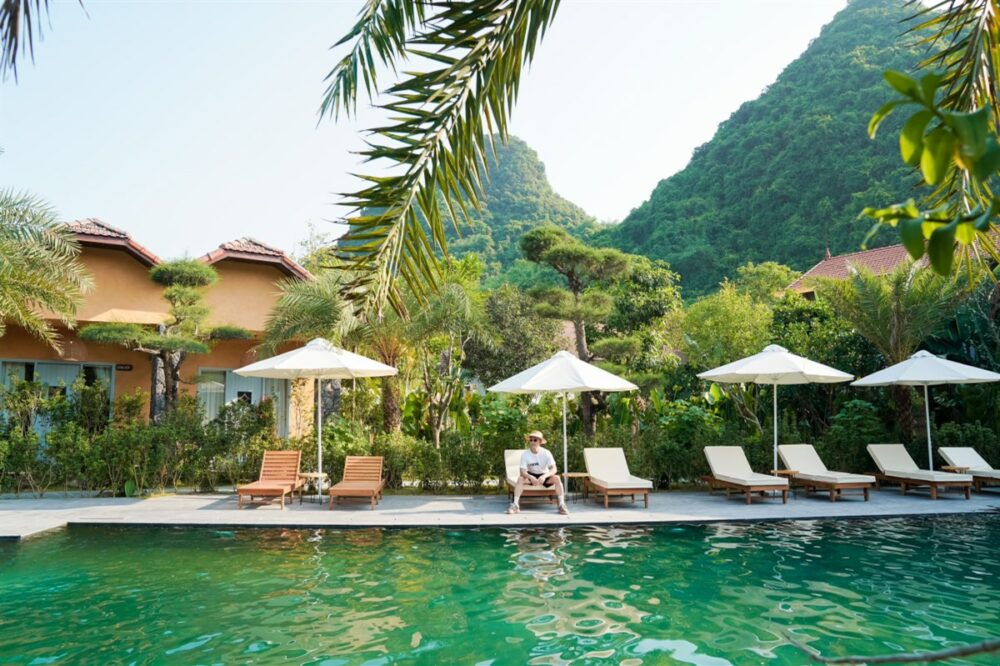 Tam Coc Retreat Ninh Binh Rondreis Vietnam Vakantie Zwembad 4