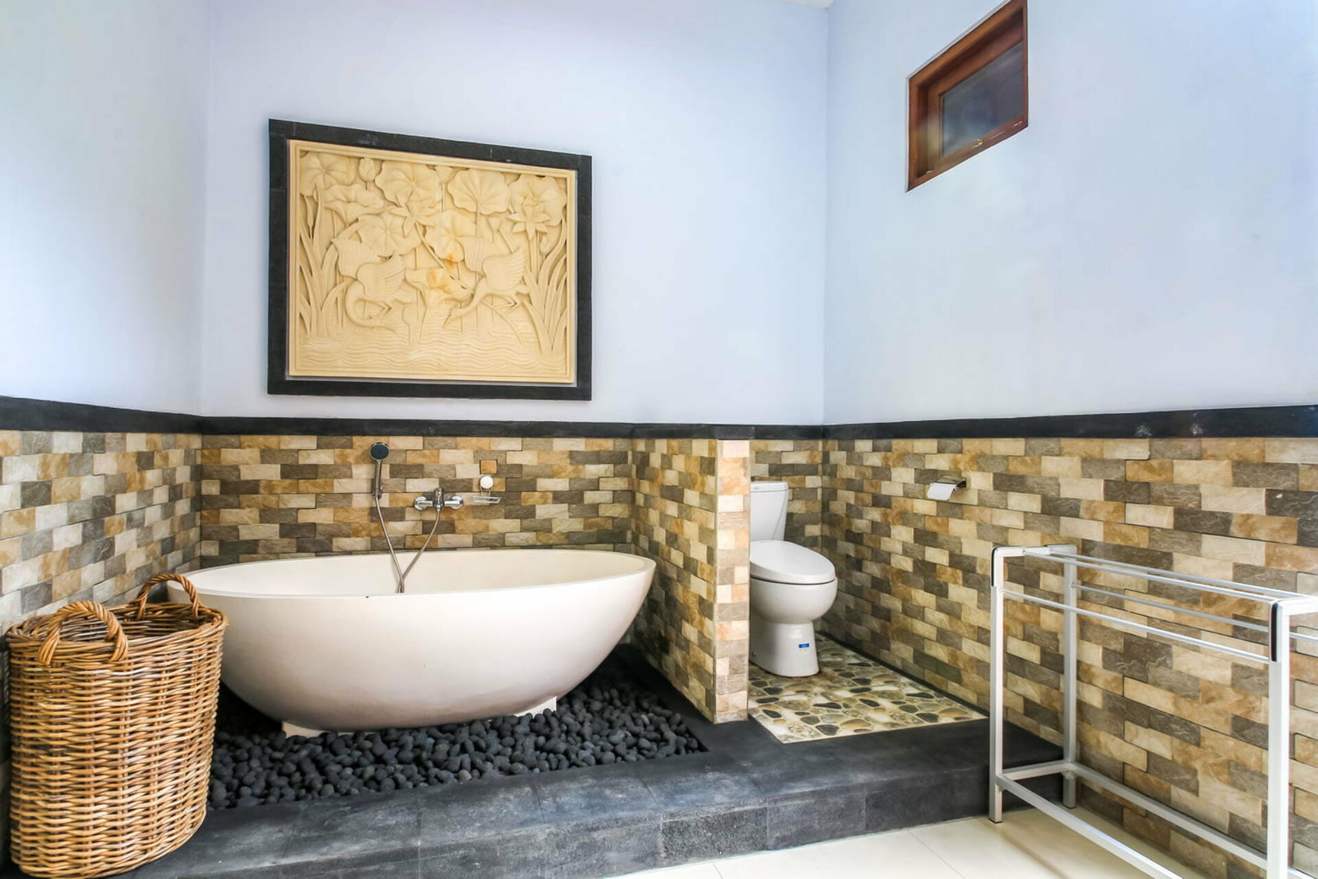 Asli Bali Villa Rondreis Indonesië Vakantie Badkamer 3