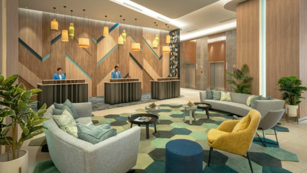 Citadines Waterfront Kota Kinabalu Rondreis Maleisie Vakantie Lobby