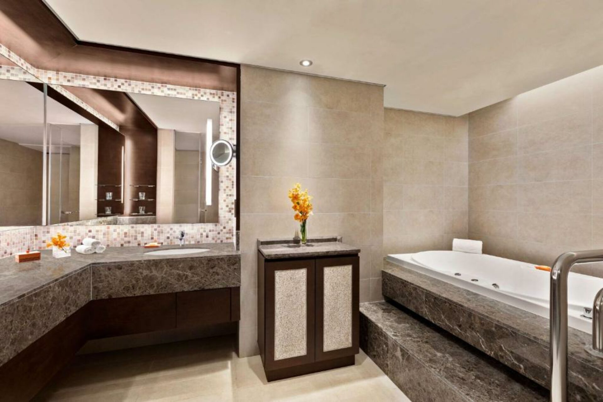 Shangri-La Tanjung Aru Rondreis Maleisie Vakantie Badkamer