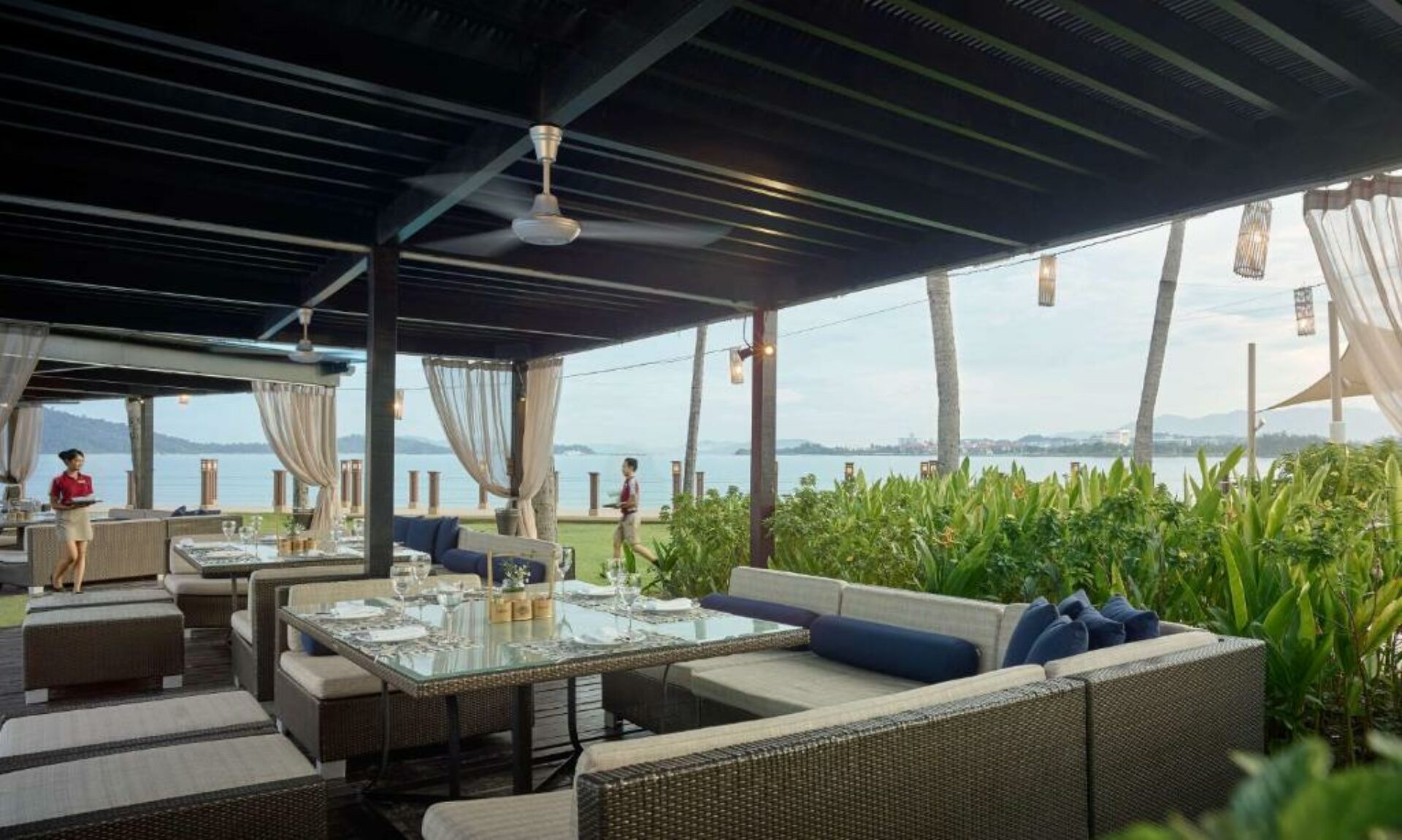 Shangri-La Tanjung Aru Rondreis Maleisie Vakantie Restaurant 2
