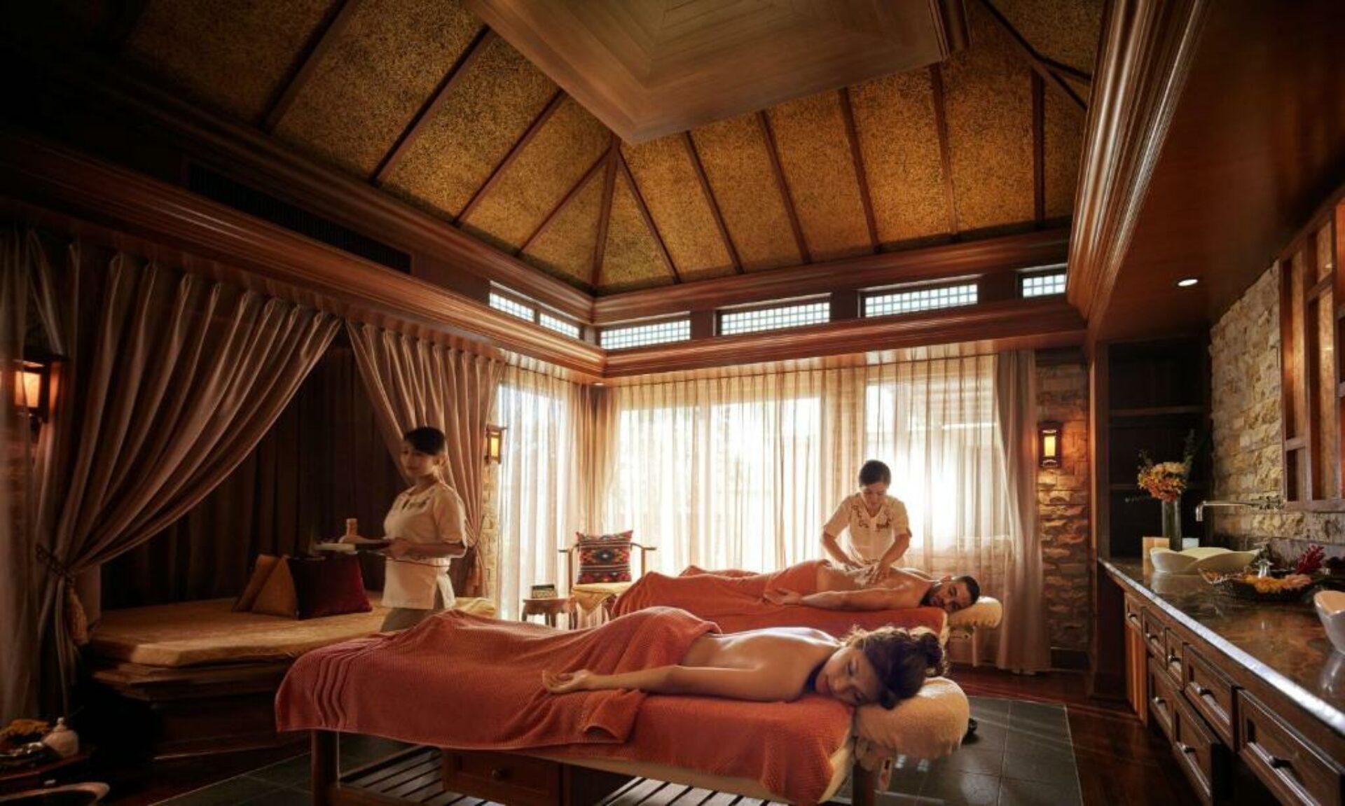 Shangri-La Tanjung Aru Rondreis Maleisie Vakantie Spa