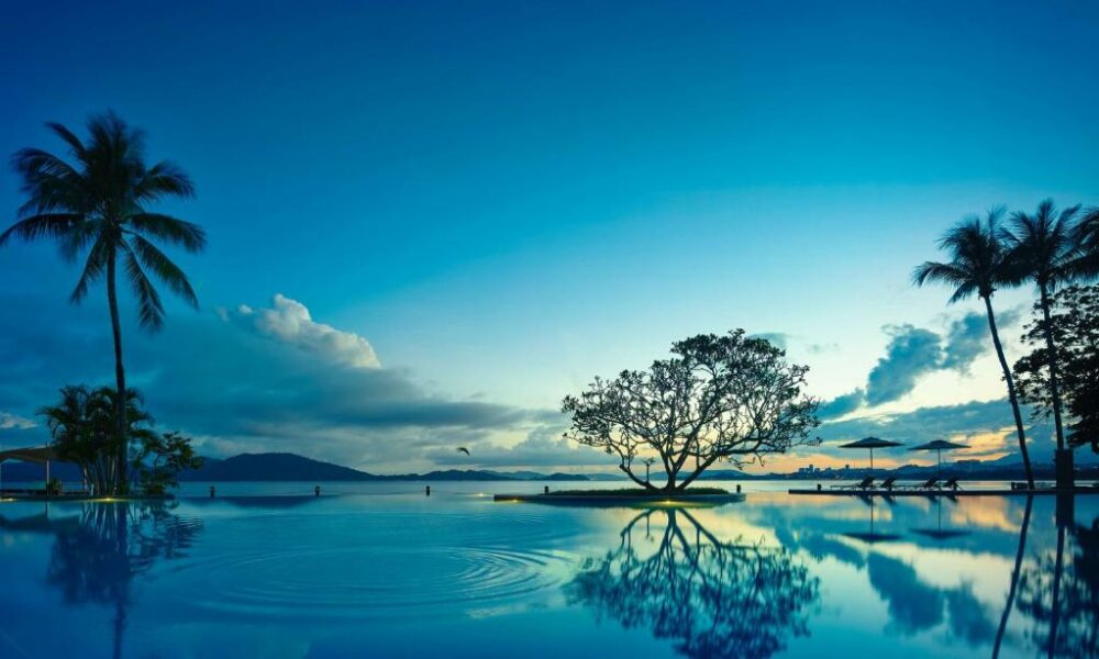 Shangri-La Tanjung Aru Rondreis Maleisie Vakantie Zwembad