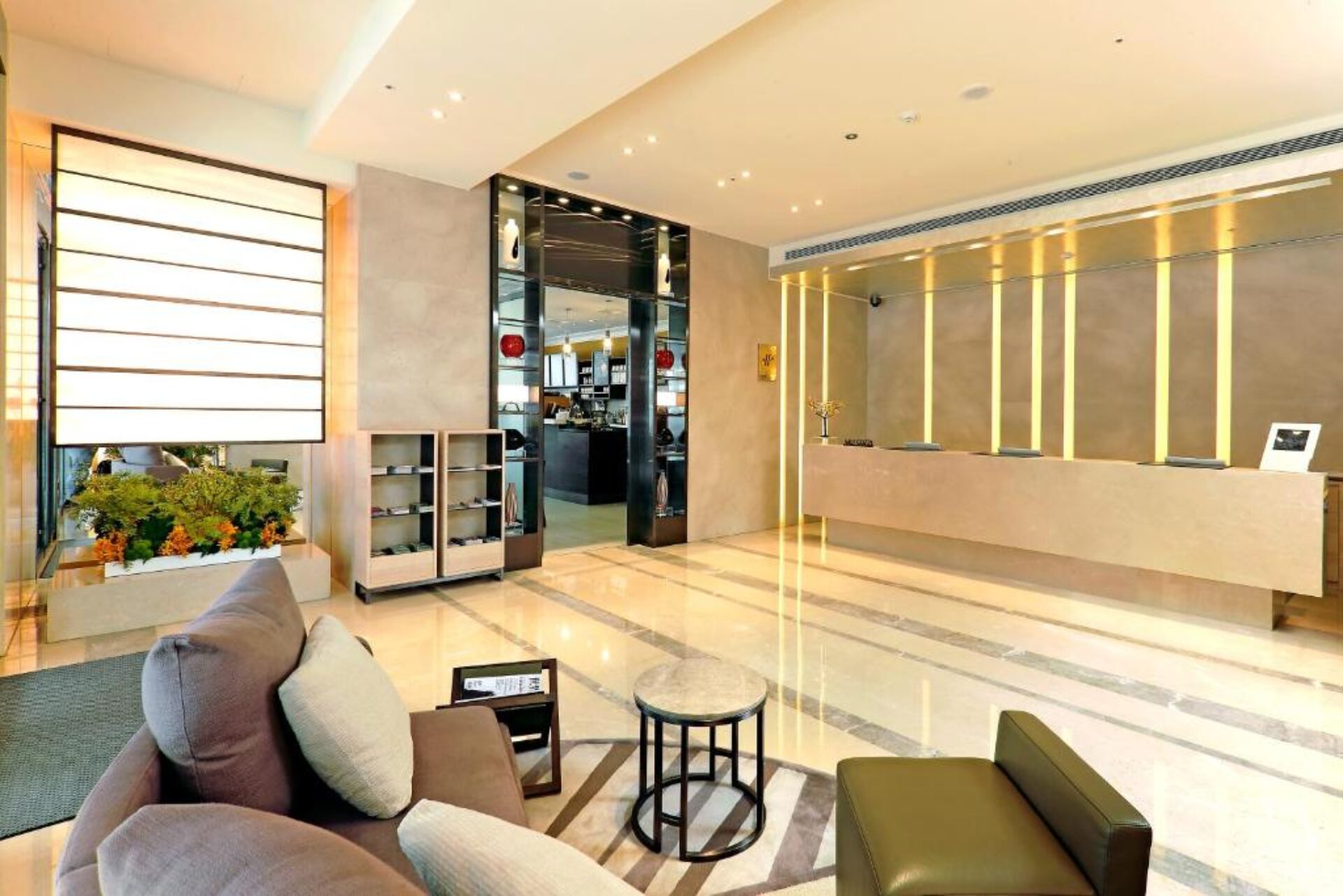 Hotel Cozzi Zhongxaio Taipei Vakantie Taiwan Rondreis Original Asia Lobby
