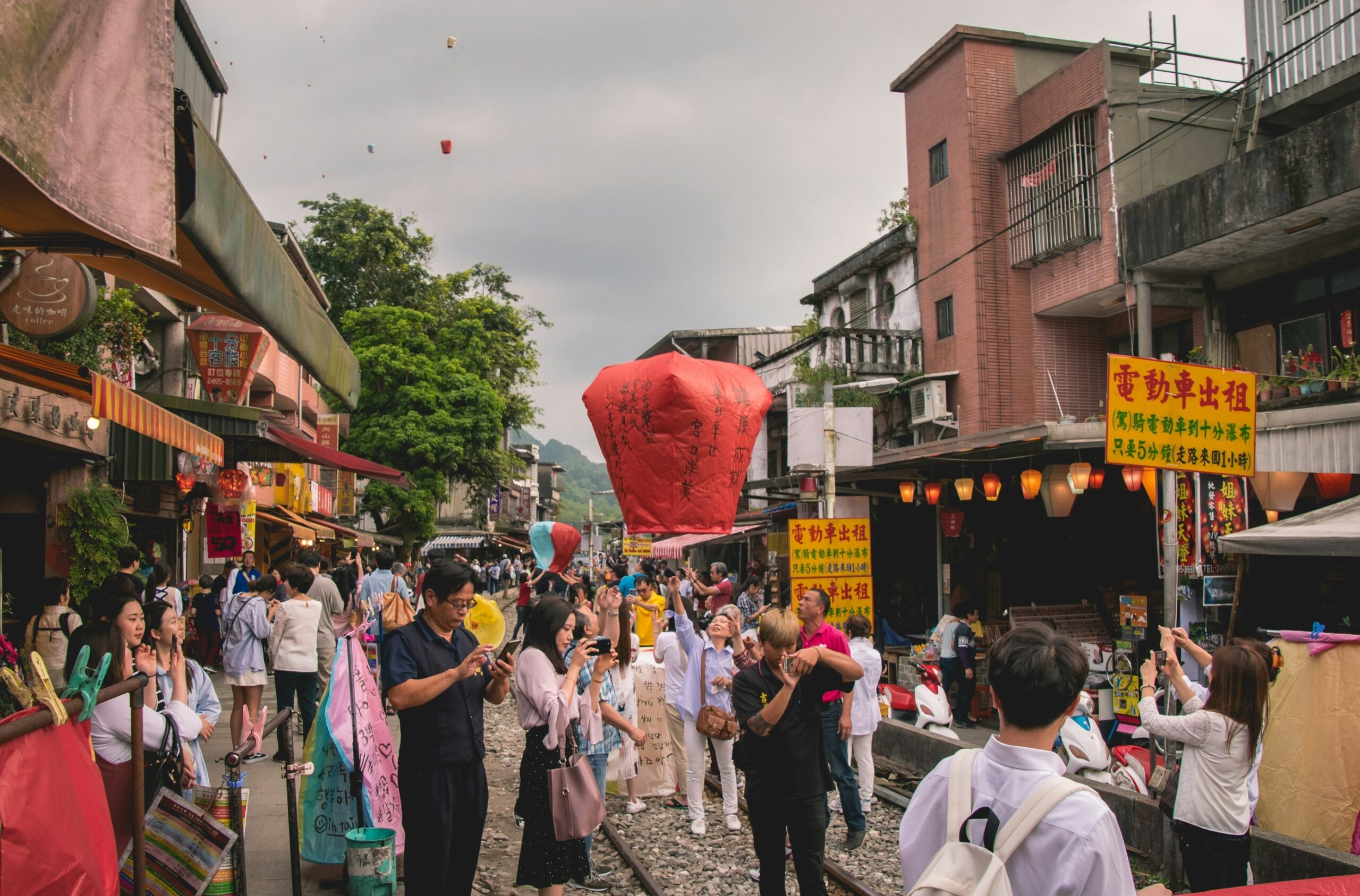 Galerij Original Asia Rondreis Taiwan Vakantie Taipei Unsplash Shifen Old Street
